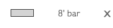 8' bar