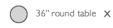 36 inch round table