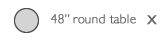 48 inch round table