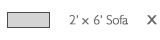 2'x6' Sofa