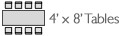 4' x 8' Tables